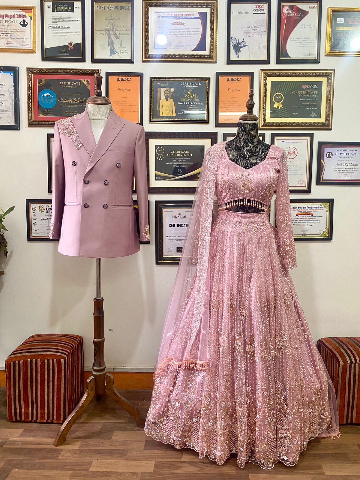 Blush Pink Party Lehenga
